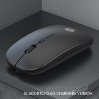 Wireless Silent Click Rechargeable Laptop Gaming Mouse