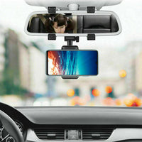 Universal 360 Rotation Car Rear View Mirror Mount Stand GPS Cell Phone Holder - Fun Gifts & More