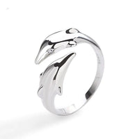 Personality Silver Plated Love Hug Rings - Fun Gifts & More