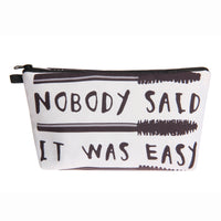 Letter Print Women's Cosmetic Clutch Multifunctional Storage Bag - Fun Gifts & More