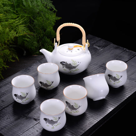 Large-capacity Set Of Ceramic Tea Set With Gift Box - Fun Gifts & More