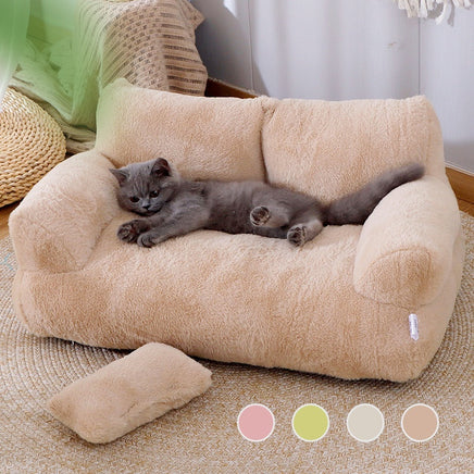 Soft Plush Cat Sofa Bed - Fun Gifts & More