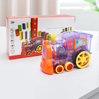 Domino Train Toys Baby Toys Car Puzzle Automatic Release Licensing Electric Building Blocks Train Toy - Fun Gifts & More