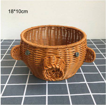 Creative Rattan Fruit Basket Home Furnishings Home Storage - Fun Gifts & More