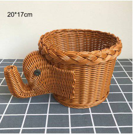 Creative Rattan Fruit Basket Home Furnishings Home Storage - Fun Gifts & More