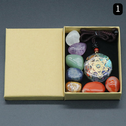 Colorful Irregular Natural Stone Set Gift Box - Fun Gifts & More