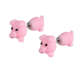 Love Body Piggy Soft Clay Earrings - Fun Gifts & More