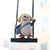 Swing Sled Penguin Car Pendant - Fun Gifts & More