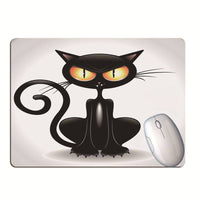 Office Desk Mat Student Desk Keyboard Mouse Pad Writing Pad black cat - Fun Gifts & More