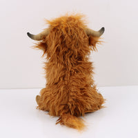 Scottish Highland Cow Plush Toy Long Hair Cute - Fun Gifts & More