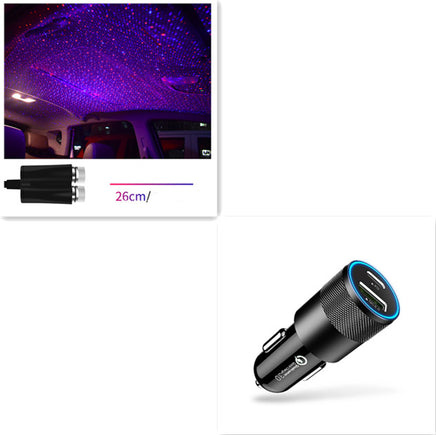 Star Light Projector Party Lights USB LED Light Interior Lighting LED Interior Car Lights Starry Sky Galaxy Night Lights - Fun Gifts & More