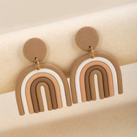 Wave Women's Simia Polymer Clay U-Shaped Earrings - Fun Gifts & More