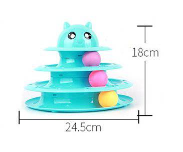 Kitty Cat Toy Turntable ball three-layer cat tower - Fun Gifts & More