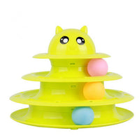 Kitty Cat Toy Turntable ball three-layer cat tower - Fun Gifts & More