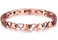 Titanium steel magnet bracelet hearts - Fun Gifts & More