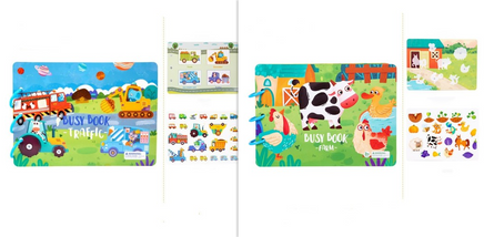 Children's Busy Book Educational Toys Repeated Paste - Fun Gifts & More