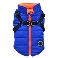 Waterproof Pet Coat With Harness - Fun Gifts & More