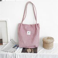 Women Corduroy Canvas Shoulder Bags - Fun Gifts & More