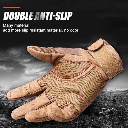 Tactical Gloves Army Military Men Gym Fitness Riding Half Finger Rubber Knuckle Protective Gear Male Tactical Gloves - Fun Gifts & More