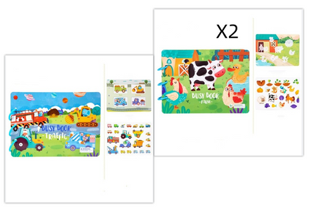 Children's Busy Book Educational Toys Repeated Paste - Fun Gifts & More