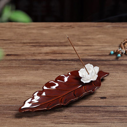 Handmade Lotus Ceramic Incense Plate - Fun Gifts & More