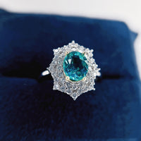 Natural Apatite Ring S925 Silver - Fun Gifts & More