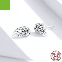 S925 Sterling Silver Wings Earrings Hypoallergenic - Fun Gifts & More