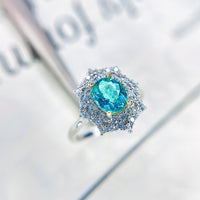 Natural Apatite Ring S925 Silver - Fun Gifts & More