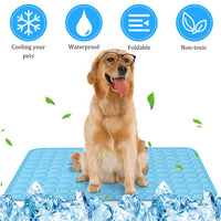 Pet Cooling Mat Cool Pad Cushion Dog Cat Puppy Blanket For Summer Sleeping Bed Dog Cooling Bed Pet Cooling Mat - Fun Gifts & More