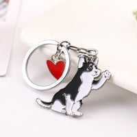 American Cute Fashion Pet Waving Dog Keychain Pendant - Fun Gifts & More