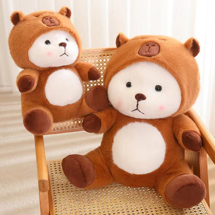 Cute Internet Celebrity Capybara Transformation Bear Plush Toy - Fun Gifts & More