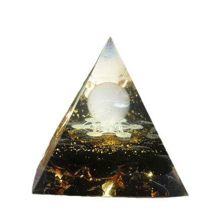 Pyramid Decoration Natural Crystal Gravel Energy Tower - Fun Gifts & More