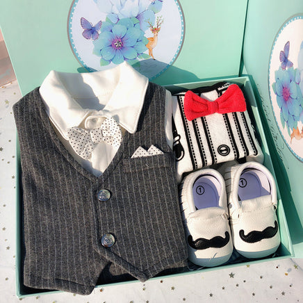 Gift Set Boxed Male Baby Clothes Gift Package 0-March - Fun Gifts & More