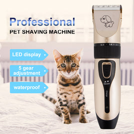 Rechargeable Dog Hair Trimmer USB Charging Electric Scissors Pet Hair Trimmer Animals Grooming Clippers Dog Hair Cut Machine - Fun Gifts & More