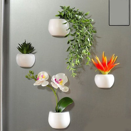 Succulent Potted Plant Fridge Magnets - Fun Gifts & More