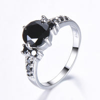 Ring Retro Female Japanese And Korean Purple Zircon Ring Diamond Ring - Fun Gifts & More