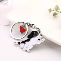 American Cute Fashion Pet Waving Dog Keychain Pendant - Fun Gifts & More