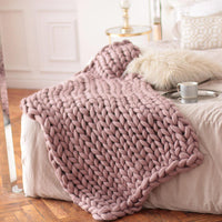 Nordic Thick Wool Hand-woven Blanket - Fun Gifts & More