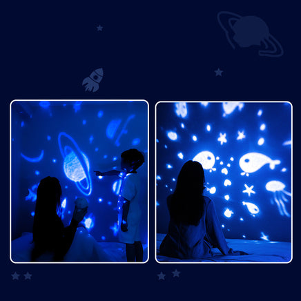 Galaxy Star Projector Starry Sky Night Light Astronaut Lamp Room Decr Gift Child Kids Baby Christmas Spaceman Projection - Fun Gifts & More