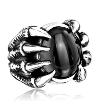 Men's Vintage Personality Titanium Steel Inlaid Zircon Ring - Fun Gifts & More