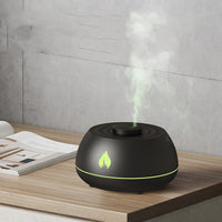 Flame Humidifier Aromatherapy Diffuser 7 Colors Light Home Air Humidifier 130ML USB Room Fragrance Essential Oil Diffuser - Fun Gifts & More