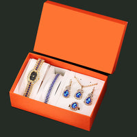 Quartz Watch Earrings Gift Box Set - Fun Gifts & More