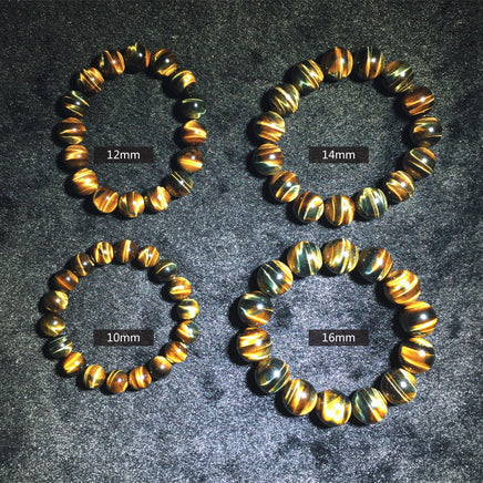 New Natural Old Mine Tiger Eye Stone Bracelet Dream Tiger Eye Stone Tiger Eye Bracelet - Fun Gifts & More