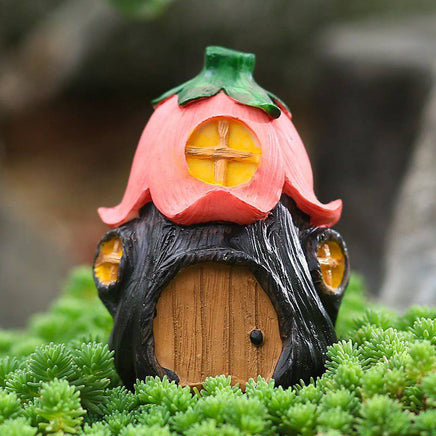 Garden Mushroom Flower Pine Nut House Ornament - Fun Gifts & More