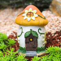 Garden Mushroom Flower Pine Nut House Ornament - Fun Gifts & More