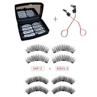 magnetic eyelashes with applicator Dual Magnetic False Lashes Reusable Natural Look - Fun Gifts & More