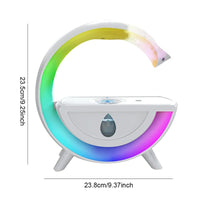 RGB Night Light Water Droplet Sprayer Anti-Gravity Air Humidifier 350ml Creative Home Office Mist Maker Diffuser Christmas Gift - Fun Gifts & More