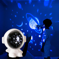 Galaxy Star Projector Starry Sky Night Light Astronaut Lamp Room Decr Gift Child Kids Baby Christmas Spaceman Projection - Fun Gifts & More