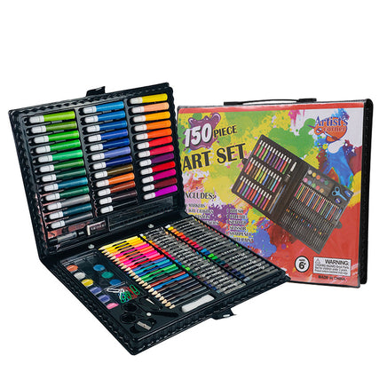 150 Art Crayons Painting Gift Box Set Watercolor Pen Set - Fun Gifts & More