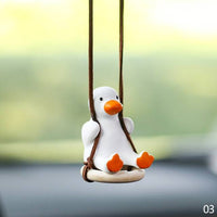 Cool Knit Cap Duck Car Pendant - Fun Gifts & More